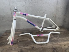 1988 Gt Performer 20” Frame Fork Bars Vintage Old School Bmx Freestyle