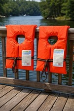 Kent Adult Life Jackets Set Of 2 Type II PFD US Coast Guard Approved