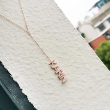 Personalized Custom Name Chain Customized Pendant Jewelry Birthday Gift