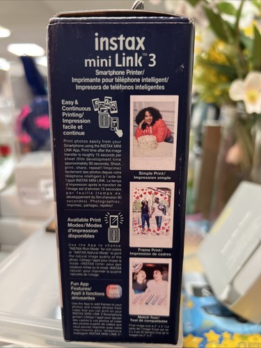 Fujifilm Instax Mini Link 3 Smartphone instant Printer - Sage Green - Photo 2/4