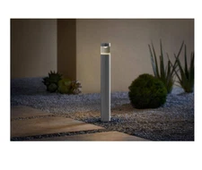 Helena 19 Lumen Low Voltage 20 in. Hardwired Integrated LED Aluminum Outdoor Bol