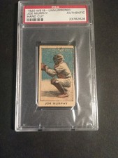 1920 W519-UNNUMBERED HAND CUT JOE MURPHY PSA AUTHENTIC