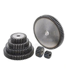 1/1.5/2/2.5/3/4/5 Mod Spur Gear 10T - 50T Flat Gear Transmission Gears 45# Steel