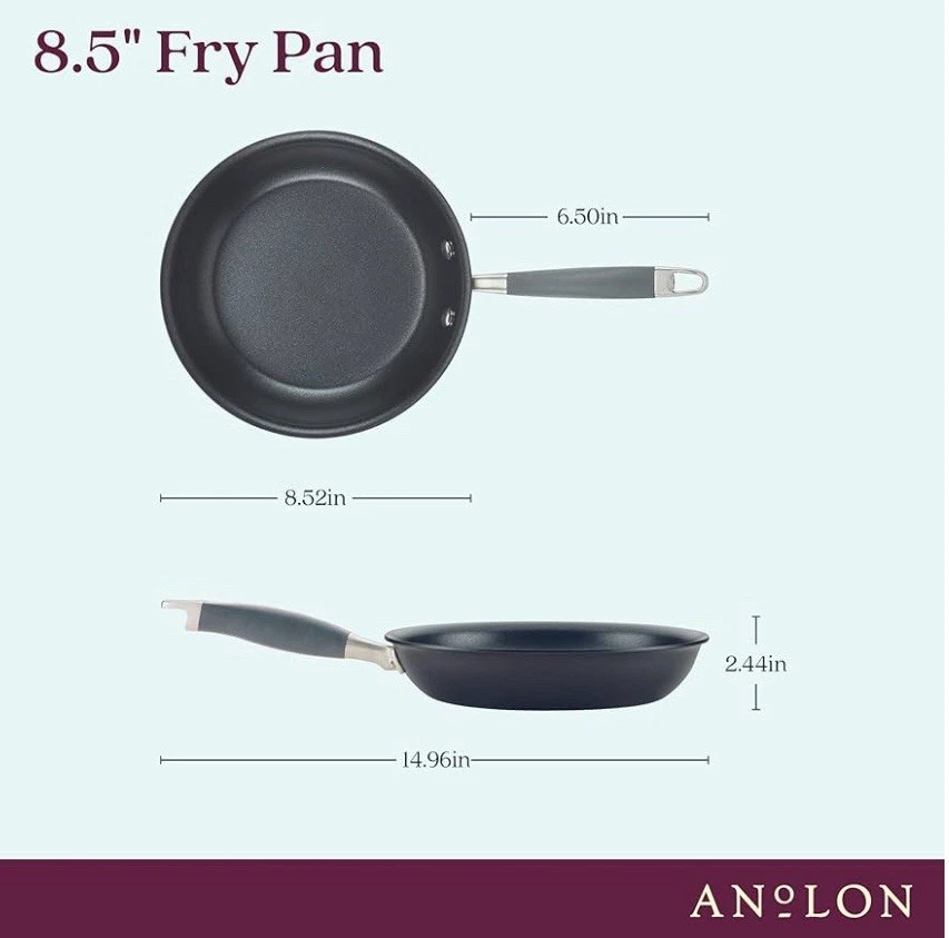 Sartén antiadherente anodizada dura Anolon Advanced Home de 8,5 pulgadas Foto 2 de 4