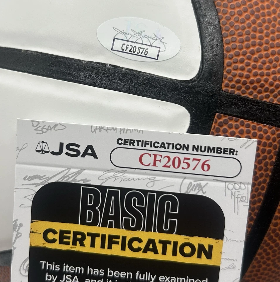 Sonia Citron Signed Washington Mystics Basketball Autographed JSA COA - Image 3 of 3