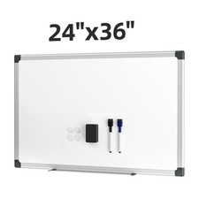 Aluminum Frame Hanging Board with Eraser,Markers Magnets 36" x 24" / 48" x 36"