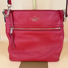 Kate Spade Melisse Jackson Red Carpet Pebbled Leather Crossbody Bag