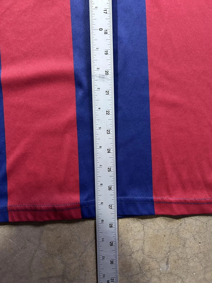 Футболка мужская FC Barcelona средний размер сине-красная футбольная Левандовски 9 Spotify УВКБ ООН - Изображение 4 из 4