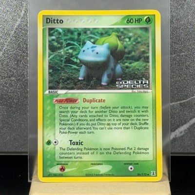 Ditto [Bulbasaur] 36/113 Reverse Holo STAMPED [EX: Delta Species] [NM/LP]