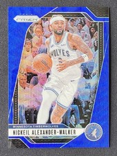 Nickeil Alexander-Walker 2024-25 Panini Prizm Blue Wave Base /125 #135