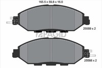 Bremsbelagsatz Scheibenbremse Pagid T2588N FüR Nissan Pathfinder 4 R52 4WD