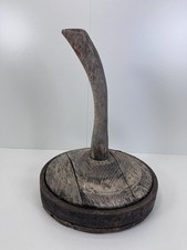 Antique Curling Curling Curling Vintage Decorative Doorstop #363
