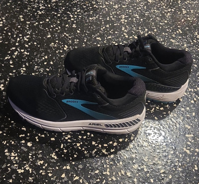 Brooks Ariel 20 Women's Running Shoes Mesh Black/Blue/White US 7.5 B