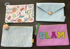 Lot Of 4 Collectible Ipsy Glam Make Up Bags , No Products Included