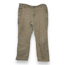 Carhartt Men's Khaki Tan Beige Workwear Pants 40x30 Relaxed Fit
