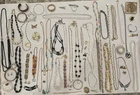 Large Lot 74 Antique Vintage Estate Costume Jewelry Brooches Cameo Earrings NICE