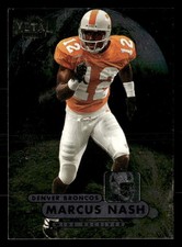 Marcus Nash 1998 Metal Universe Rookie Card #186 Tennessee Volunteers. rookie card picture