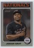 2024 Topps Heritage High Number Chrome Silver Border 60/225 Josiah Gray #16