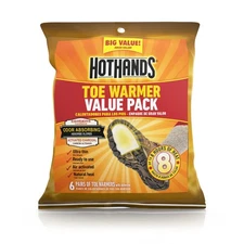 HotHands Toe Warmers - Long Lasting Safe Natural Odorless Air Activated Warmers