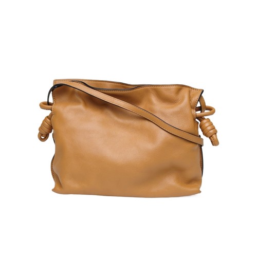 LOEWE Flamenco Clutch Mini 22cm Brown Calfskin Crossbody Bag