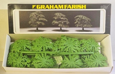 Graham Farish #9601 Boxed Set of 6 Trees N Gauge NEW On Sprues COMPLETE