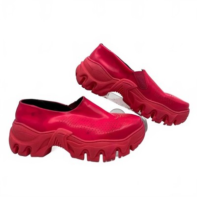 ROMBAUT Neon Pink Boccaccio II Clogs | Leather, EU39 (8 US)