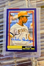 2022 TOPPS  ARCHIVES 1992 Mlb Debut Autograph Willie Randolph Purple /150