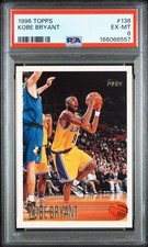 1996 TOPPS #138 KOBE BRYANT ROOKIE RC PSA 6
