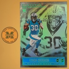 Chuba Hubbard - 2021 Illusions - Rookie Card (RC) - No. 83 - Panthers. rookie card picture