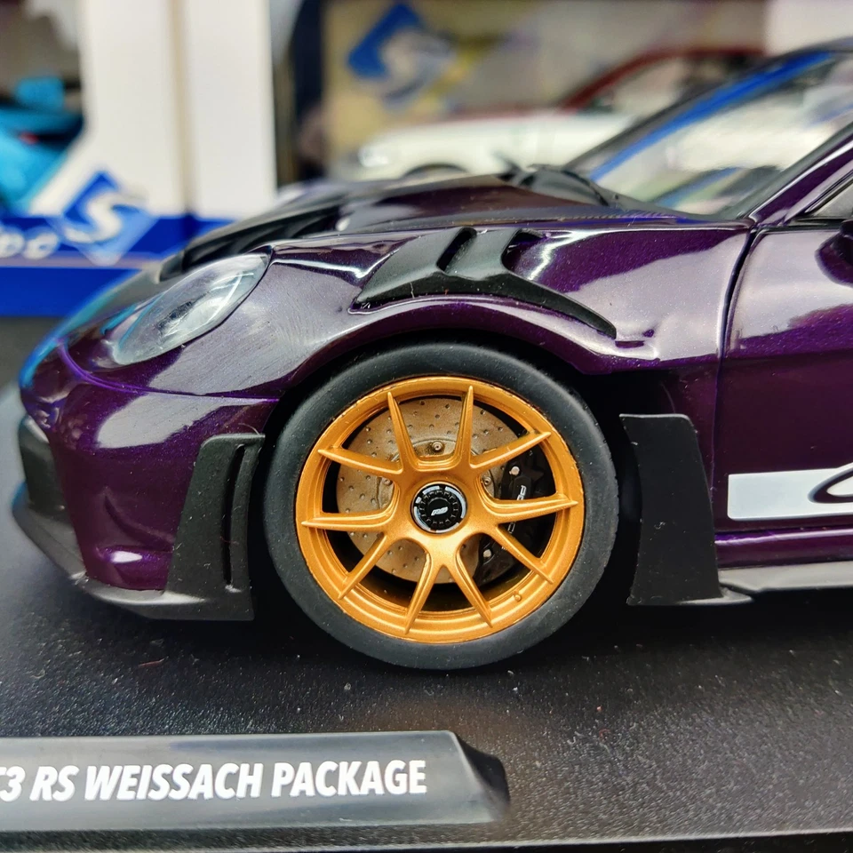 SOLIDO PORSCHE 911 GT3 RS WEISSACH PACKAGE 2024 S1812103 1:18 NEUF BOITE - Photo 4/4
