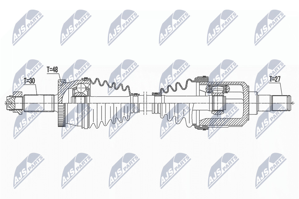 N.T.Y. NPW-KA-400.NTY Drive Shaft for HYUNDAI,KIA - Image 4