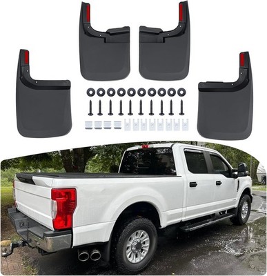 4 Pack Truck Mud Flaps for 2017-2025 Ford F250/F350 Super Duty Front & Rear
