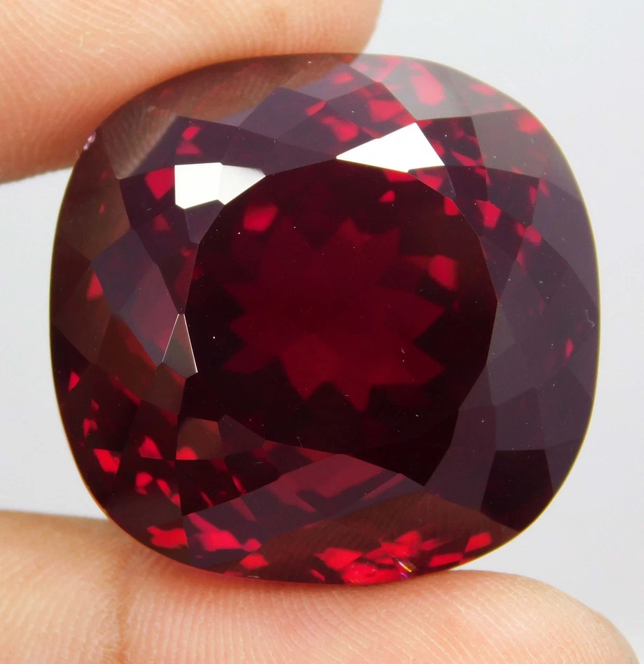 Certified 169.60 Ct Natural Mozambique Blood Red Ruby - Unheated Loose Gemstone - Image 2 of 4