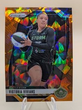 2024 WNBA Prizm Basketball Victoria Vivians card Orange Ice #69 Seattle Storm