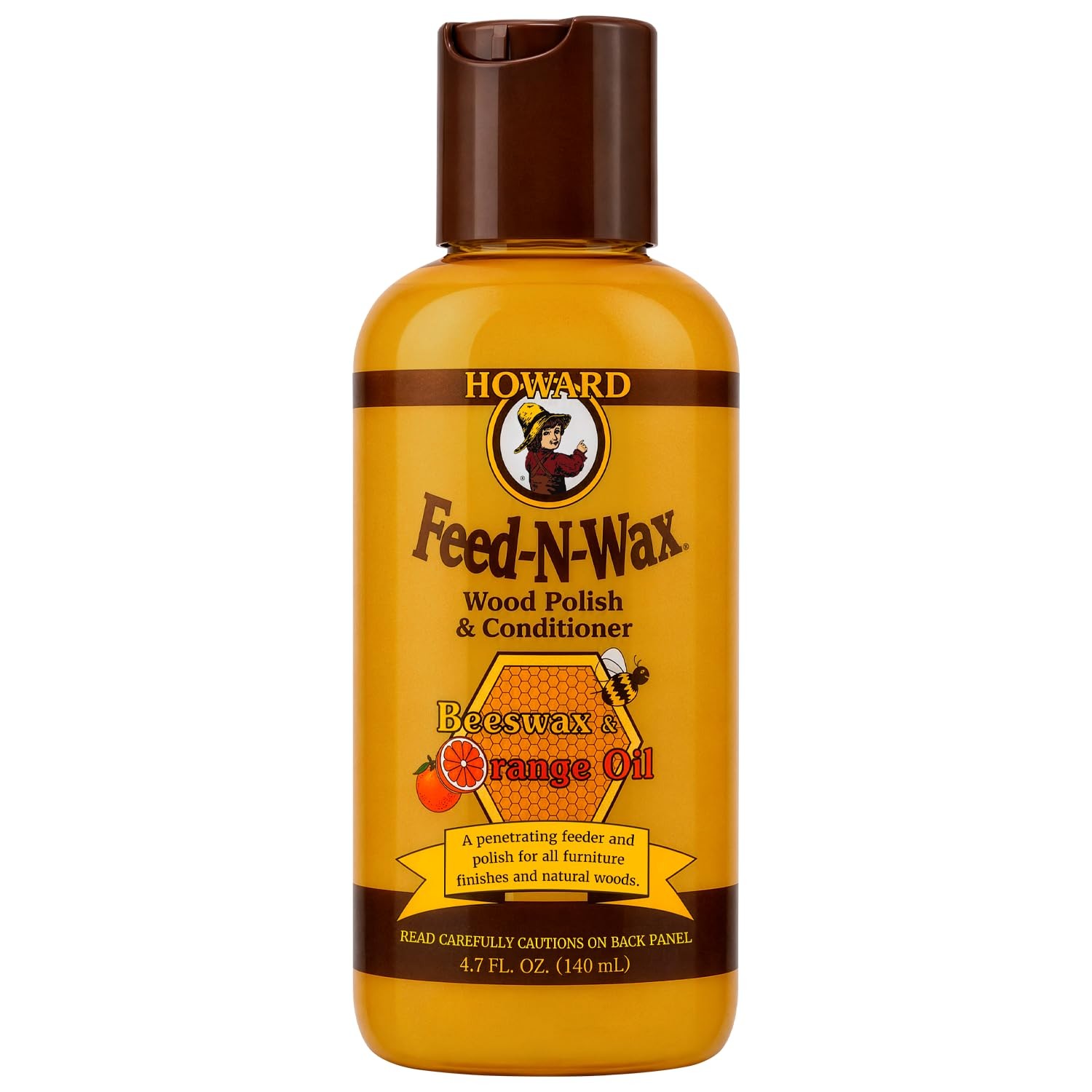 (140Ml - 4Oz) Howard Feed N Wax Wood Polish & Conditioner - Image 2