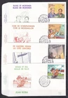 [LG79144] Belgium N°2428/2431FDC Comics First Day Cover COB € 20,00 SUPERB