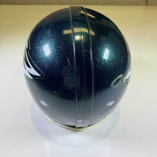 Riddell Mini Philadelphia Eagles Full Face Football Helmet Dark Green 3 5/8 - Picture 3 of 8