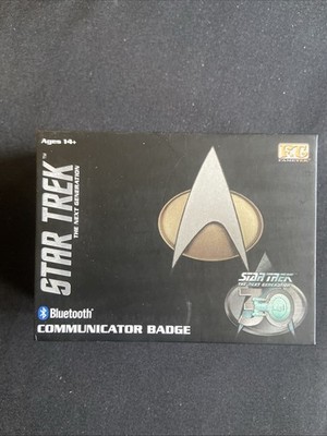 Fametek Star Trek The Next Generation Bluetooth Communicator Badge 30th New MISB