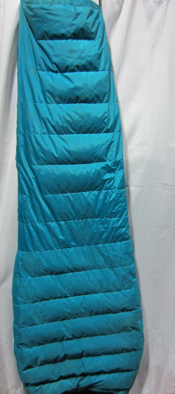 Vintage Marmot Long Right Zip Gore-Tex Down Mummy 15° Sleeping Bag NO Stuff Sack