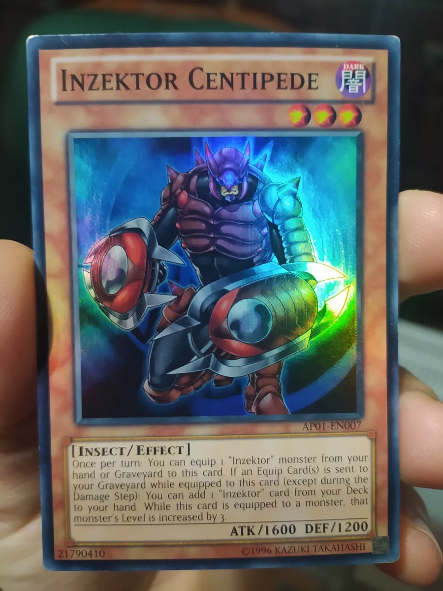 Yu Gi Oh - Inzektor Centipede - AP01-EN007 - Super Rare - Lightly Played |  eBay