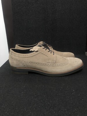 Marks and Spencer Suede Trisole Brogues Dress Shoes UK 11 EU