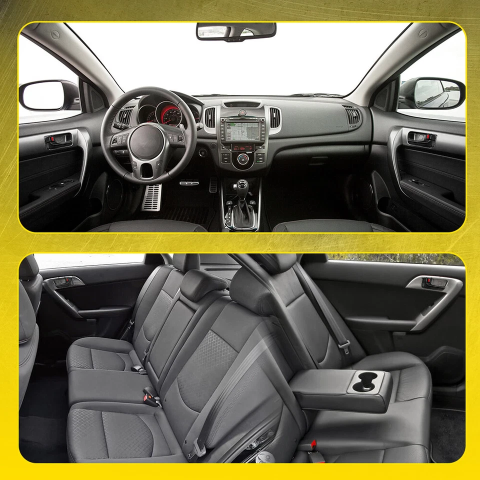 4x Inside Door Handle Bezel Front Rear LH+RH for 2011-2013 Kia Forte Hatchback - Image 2 of 4