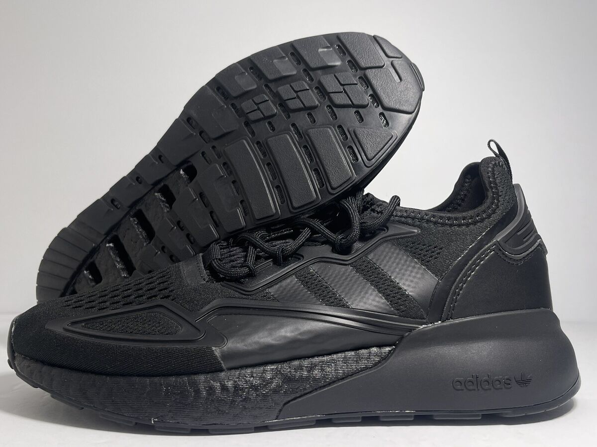 New Adidas Originals ZX 2K Boost Black Running Shoes GY2689 New Adidas Originals ZX 2K Boost Black Running Shoes GY2689