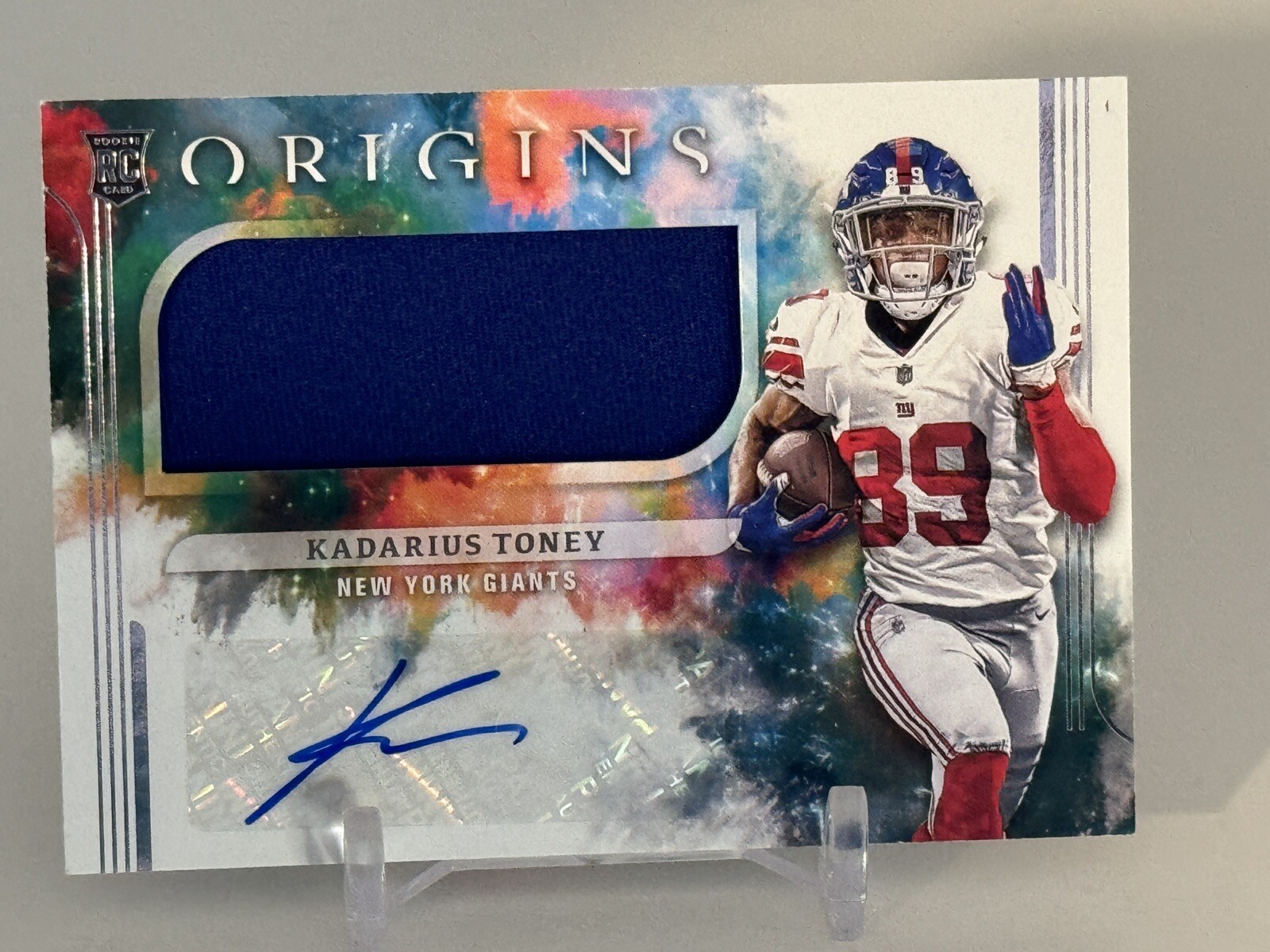 Kadarius Toney 2021 Panini Origins RPA #164 Auto Autograph Patch RC Rookie  B196