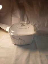 Corning Ware Shadow Iris A-3-B 3L (3 Quart) W/Lid Discontinued Pattern Vintage 