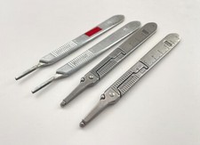 LOT OF 4 Bard-Parker Knife Handles No. 3 & 3S Surgical Instruments
