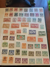 Collection lot of Germany BAYERN, Bavaria, German Reich, inflation old stampss