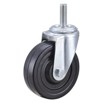 GRAINGER APPROVED DCRR04052S-S30 General Purpose Threaded Stem Caster,4'' 32J970