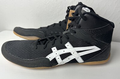 NEW Asics Matflex (Mens Size 14) Wrestling Shoes Lace Up Shoes MMA Lifting Black
