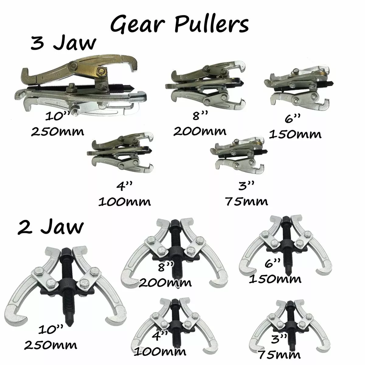 10 inch 2024 3 jaw puller